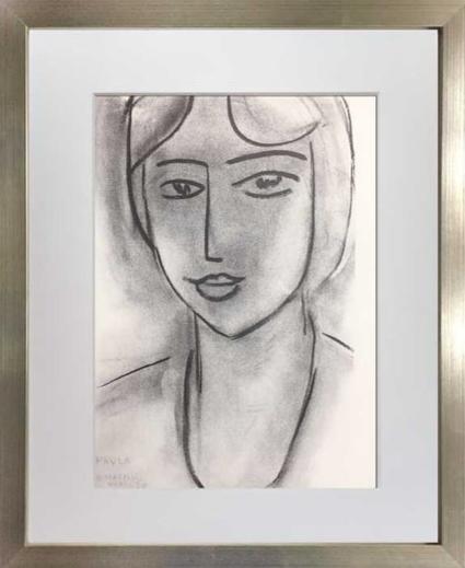Henri Matisse Stone Lithograph "Paula" 1952