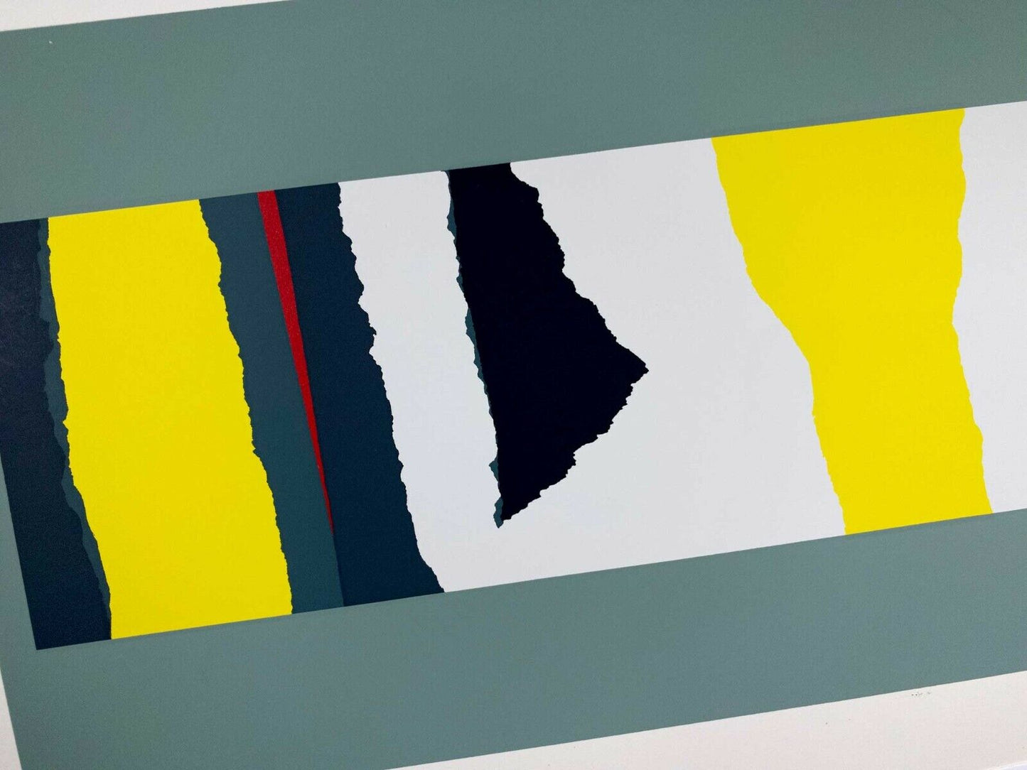Josef ALBERS Original SILKSCREEN [XVIII-6a] LIMITED Ed. 1963 w/Archival Frame