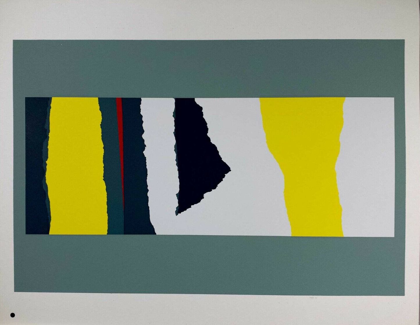 Josef ALBERS Original SILKSCREEN [XVIII-6a] LIMITED Ed. 1963 w/Archival Frame