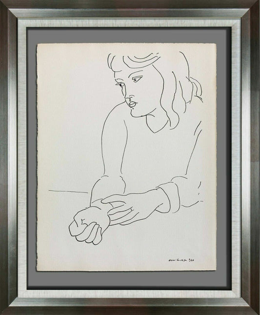 Henri Matisse Lithograph "Monique" Limited Edition