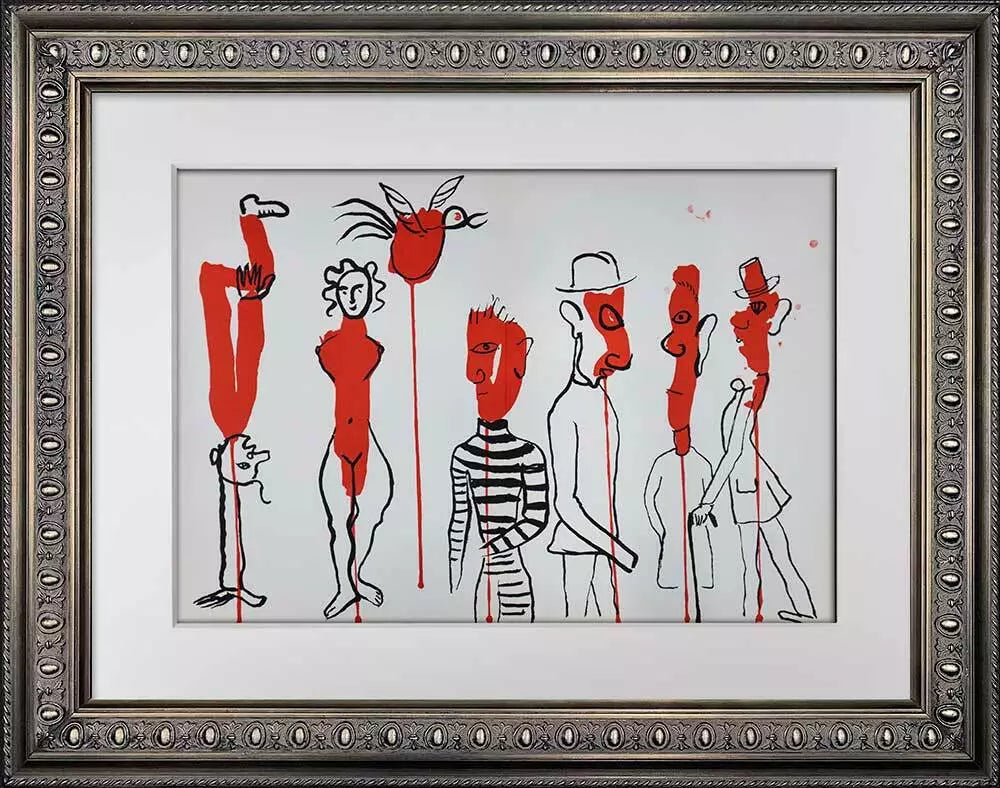 2 Alexander CALDER Original COLOR Lithograph (set of 2) LIMITED Ed w/Frame