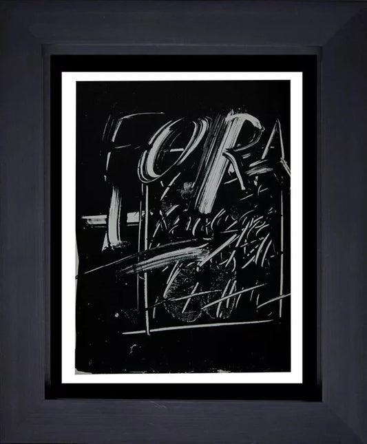 Antoni TAPIES Original LIMITED Ed Lithograph 1974 +Archival Custom FRAME