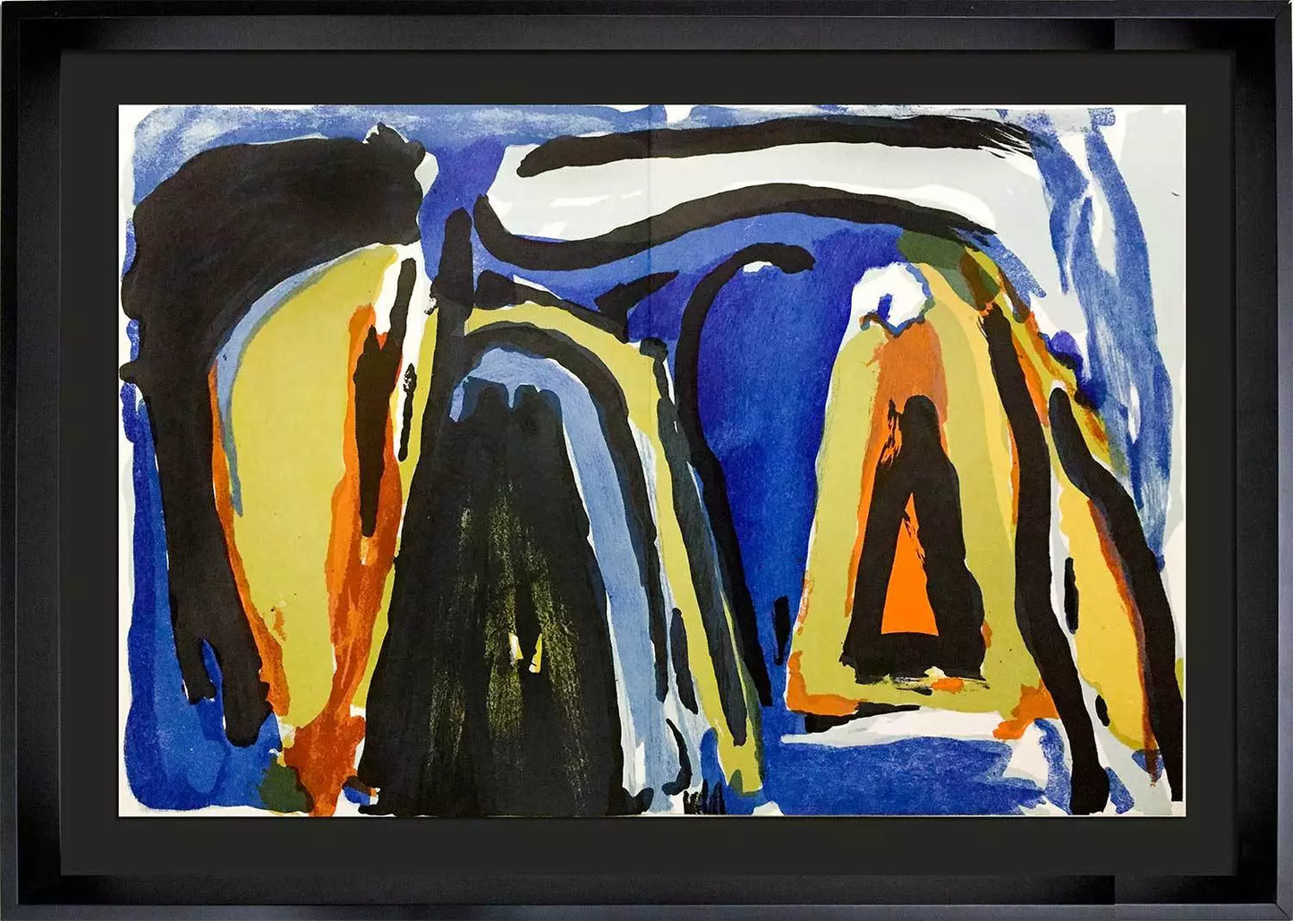 2 Bram Van Velde ORIGINAL Lithograph, 1975 LTD Ed. (2pc. Set)