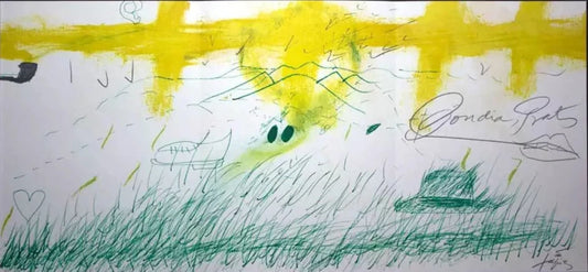 Antoni TAPIES Original Lithograph SIGNED Triptych on Guarro Ltd Ed. 71/100