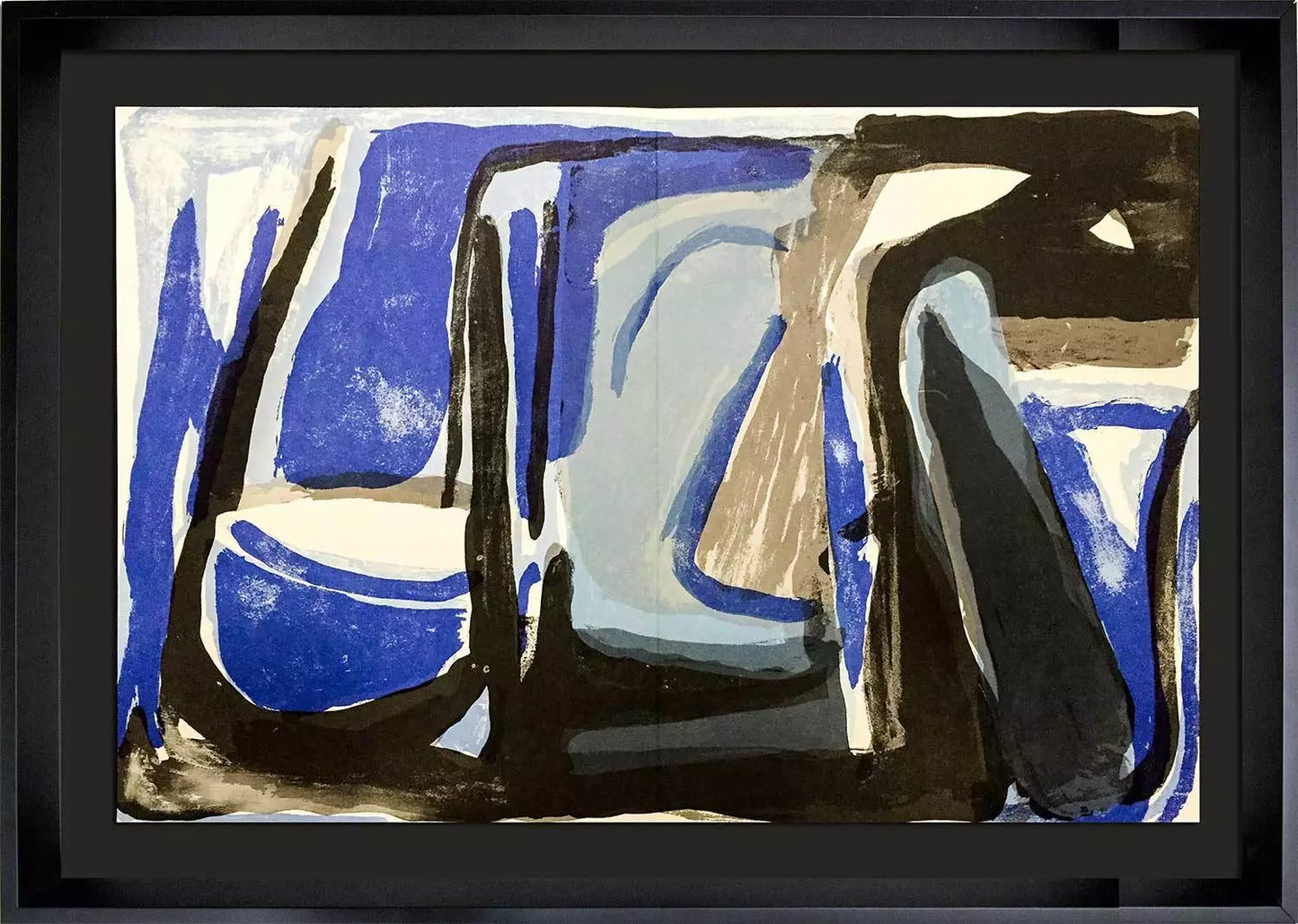 2 Bram Van Velde ORIGINAL Lithograph, 1975 LTD Ed. (2pc. Set)