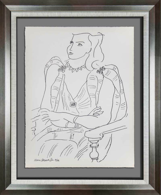 Henri Matisse Lithograph "Annelies" Signed/ Original Ltd. Ed.