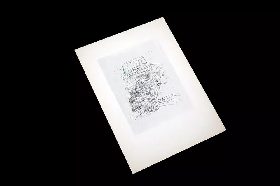 Paul KLEE Lithograph SIGNED “Alte Dame [1926]” on Wove ++Custom FRAMING