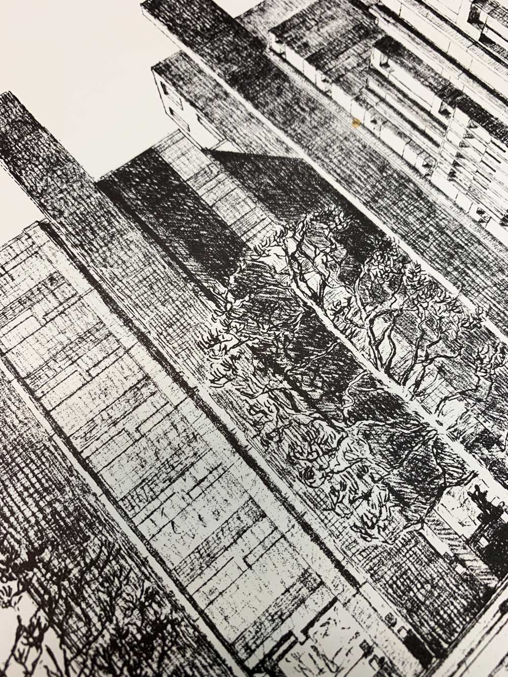 2 Louis I. Kahn Limited Edition Lithograph (2pc Set)