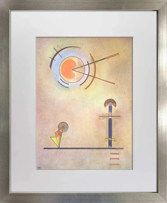 Wassily KANDINSKY Original Lithograph Limited Edition 1965 w/FRAME Included