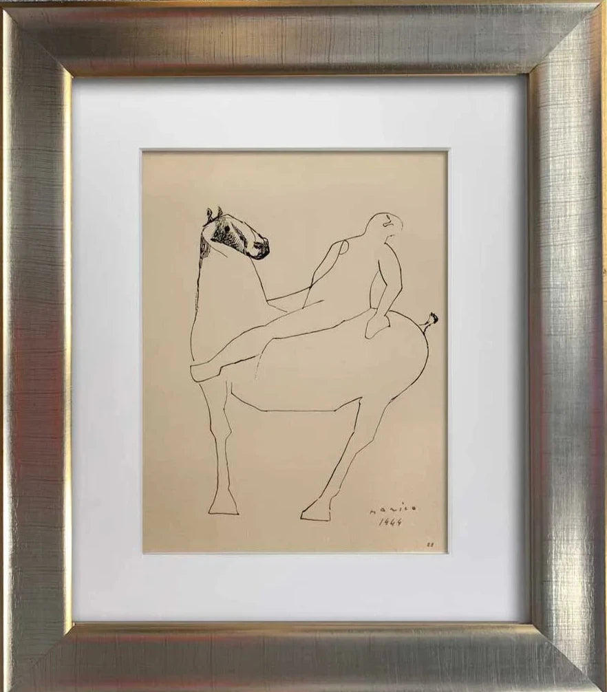 Marino MARINI Lithograph SIGNED Ltd EDITION "Miracolo (Miracle)" w/FRAME