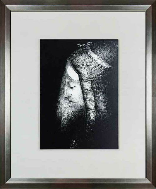 Odilon Redon Lithograph "Profil De Lumiére" Ltd Ed.