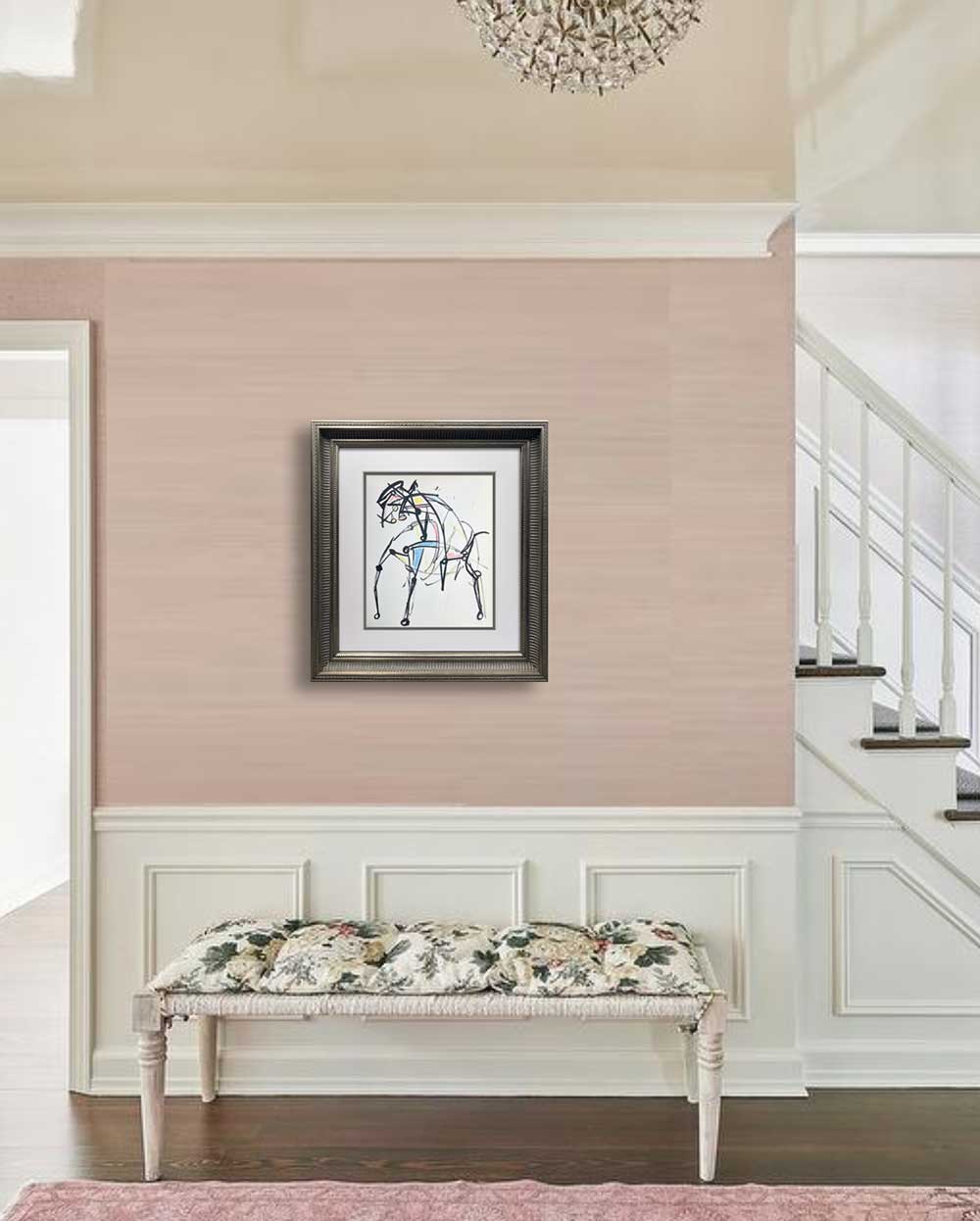 Marino MARINI Ltd EDITION Lithographs "Construction of horse" w/Frame included