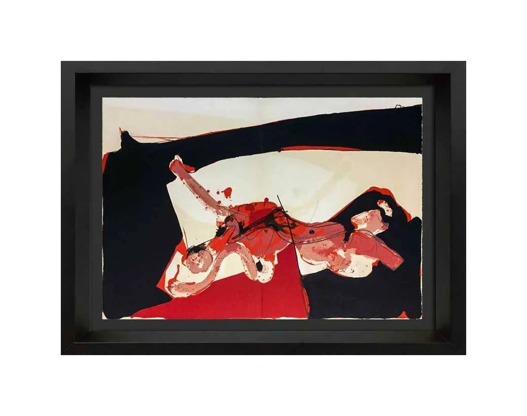 Paul Rebeyrolle Original Double Lithographs Ltd Ed. (2pc Set) w/Frame Included
