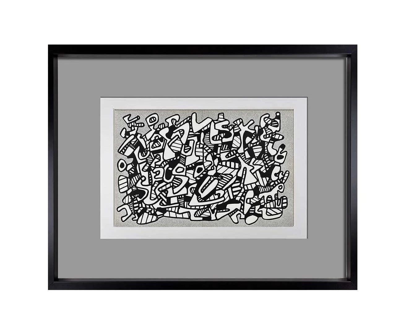 2 Jean Dubuffet Lithograph Limited Edition - Vacuum Forms (set of 2)
