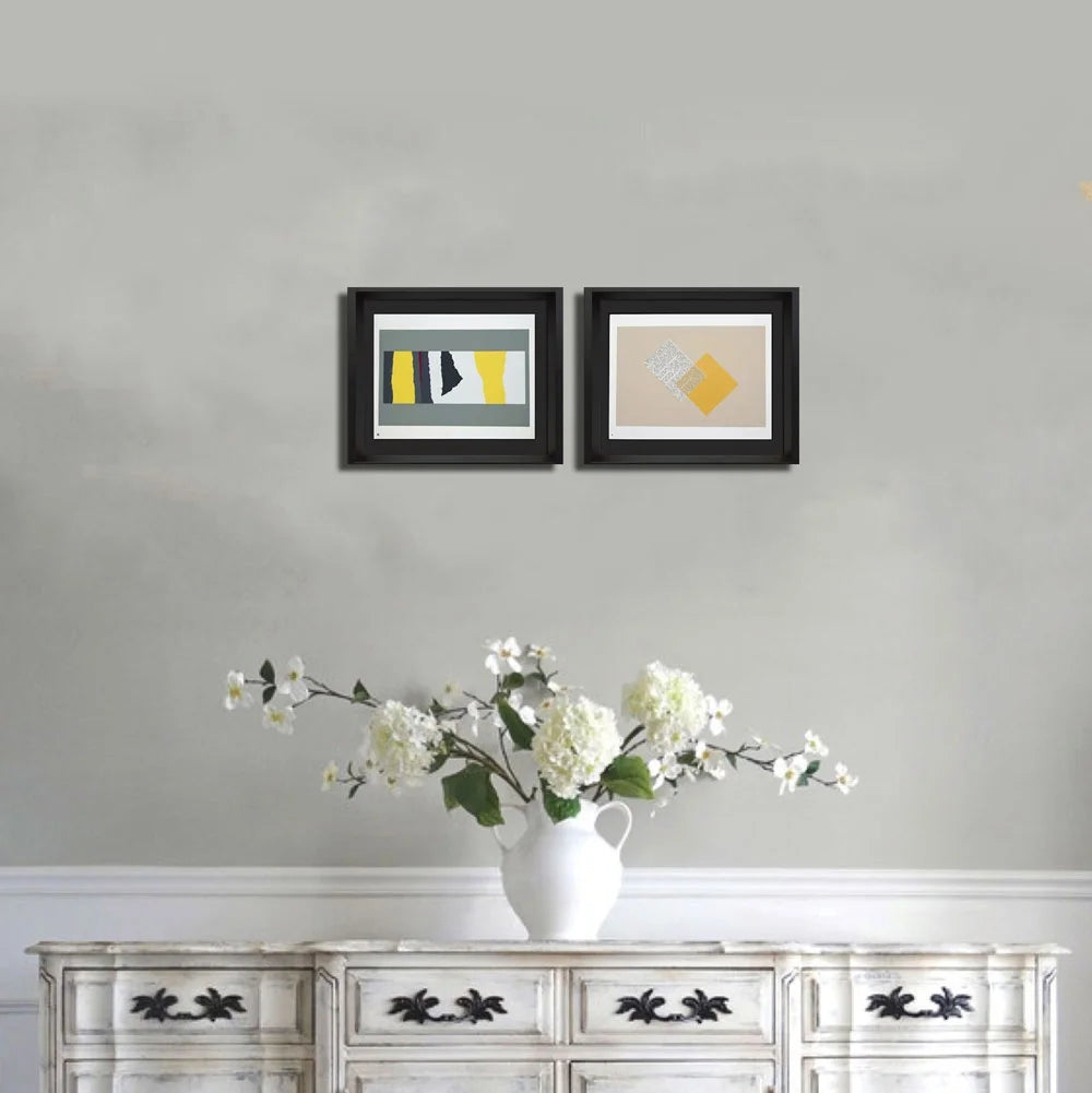 2 Josef ALBERS Original SILKSCREENS (2pc SET) LIMITED Ed. w/Frame