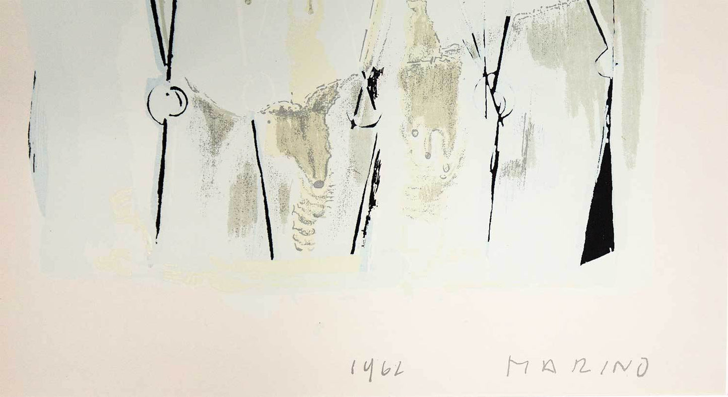 Marino Marini Lithograph Limited Edition "Quadrille"